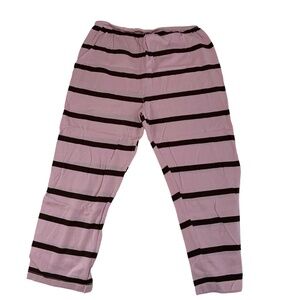 BU AND THE DUCK PANTS LILAC AND BROWN STRIPE